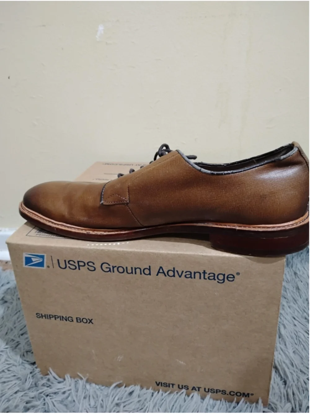 Gordon Rush Hester Men Size 13 Brown Leather Lace Up Low Top Oxford Formal